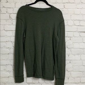 Old Navy Green Waffle Knit Top